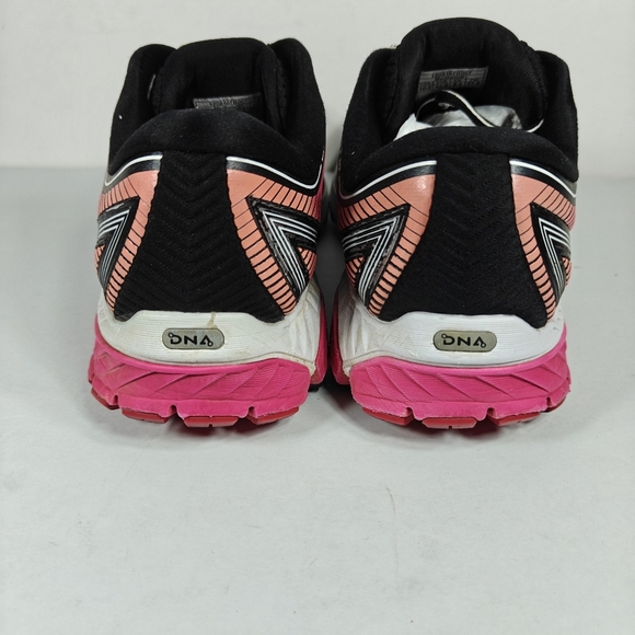 Brooks Ghost 10 Pink Peacock Running Athletic Sneakers Women Shoes Size 10.5 Med - Picture 7 of 9